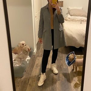 EUC Topshop Grey ‘Mia’ Coat US 4